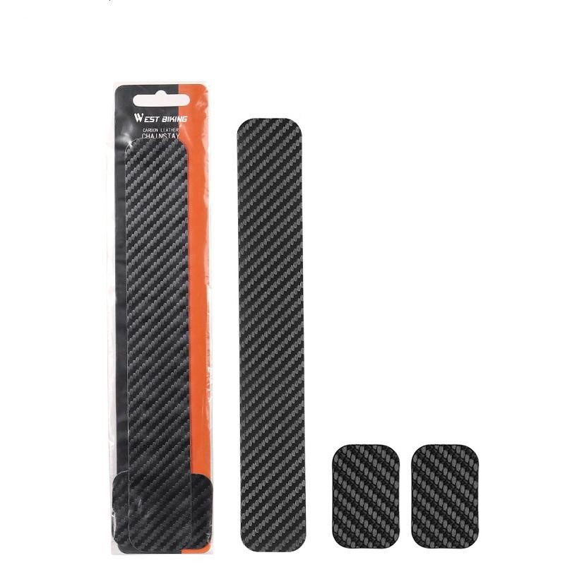 Chainstay Protector Wrap - 1Set Pelindung Rantai Sepeda Serat Karbon