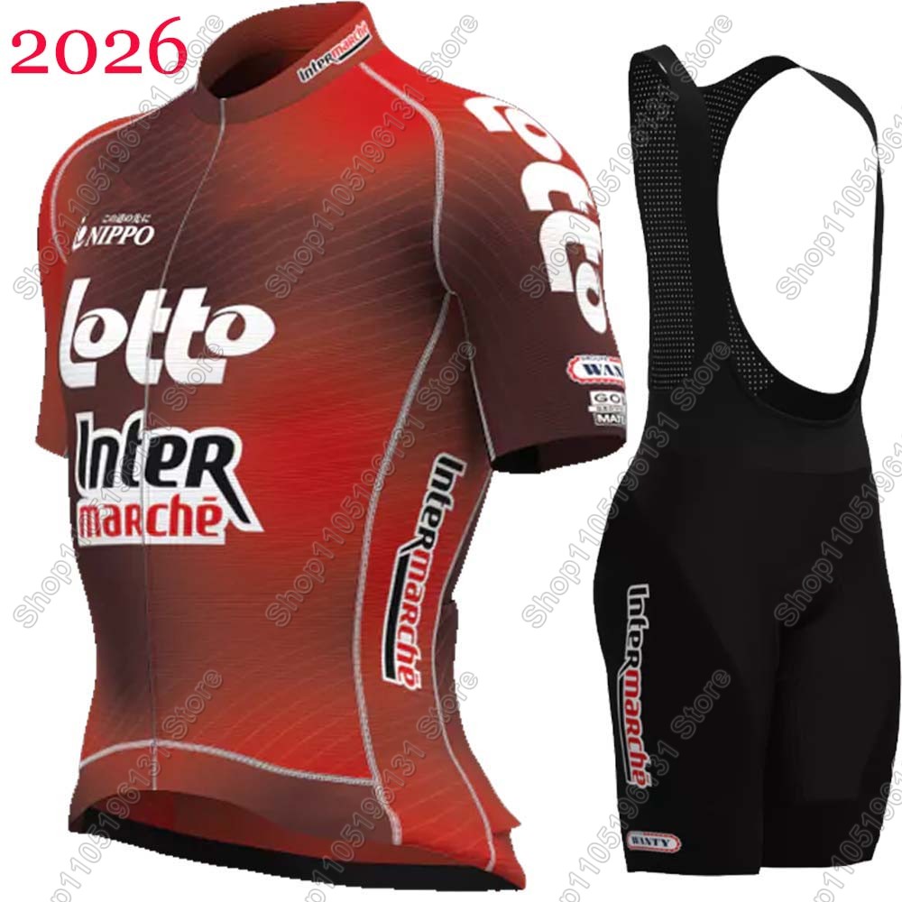 Mountain Biking Jerseys Men - Set Jersey Lotto Cycling 2026 Pria
