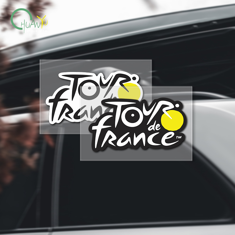 Mountain Biking Quotes - Stiker logo Tour de France untuk