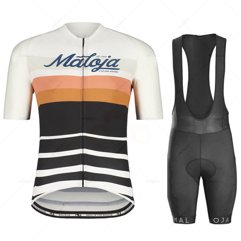Mountain Biking Jerseys Men - Set Jersey Bersepeda Musim Panas Malojaing