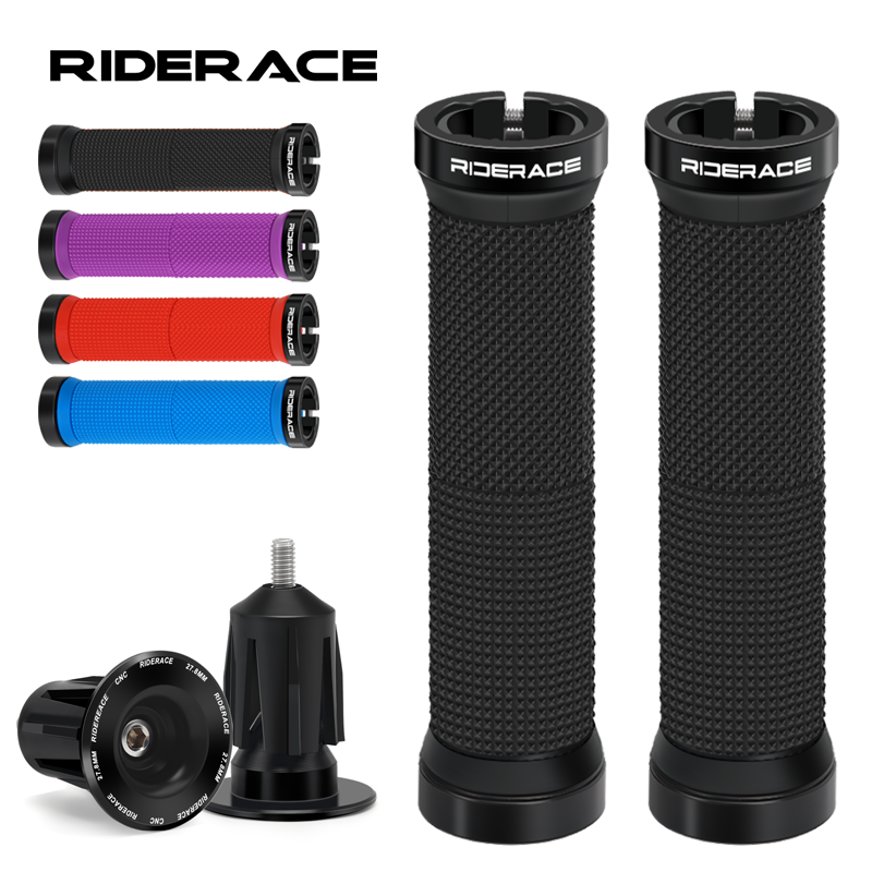 Mountain Biking Hat - 1 Pasang Pegangan Sepeda dengan Tutup