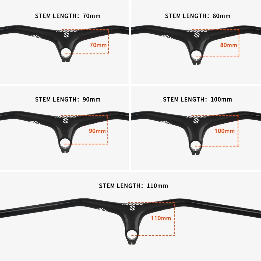 TOSEEK T800 Setang Karbon MTB  - Mountain Biking Xc ulasan dan harga