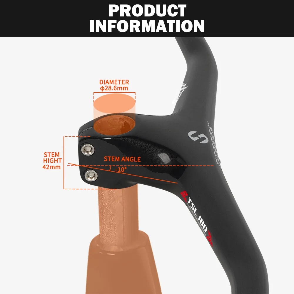 TOSEEK T800 Setang Karbon MTB  - Mountain Biking Xc ulasan dan harga