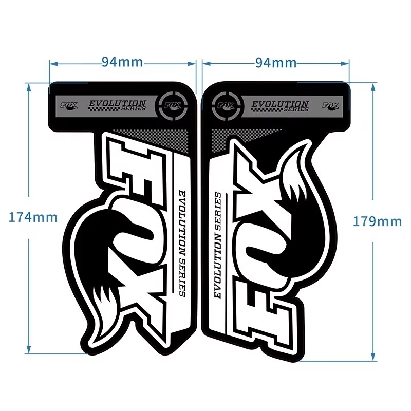 Stiker Garpu Sepeda Gunung EVO - Mountain Biking Quotes ulasan dan harga